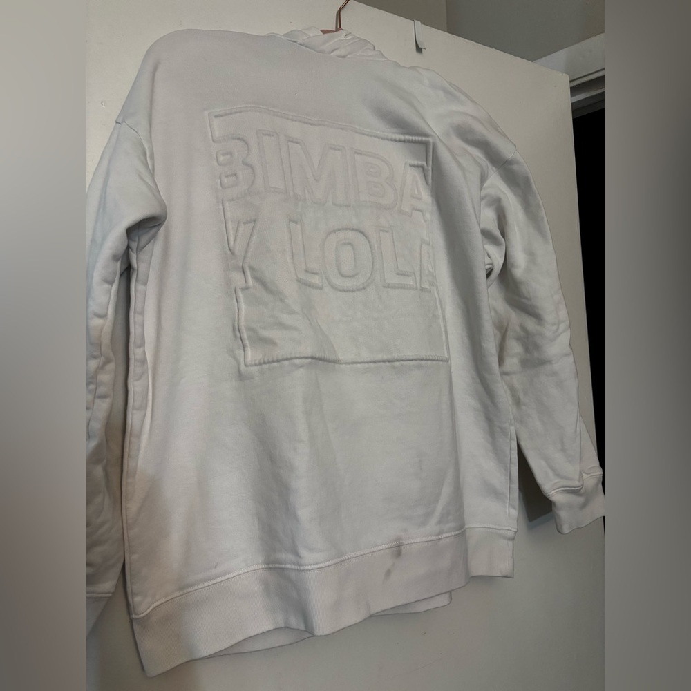 Bimba y Lola white hoodie